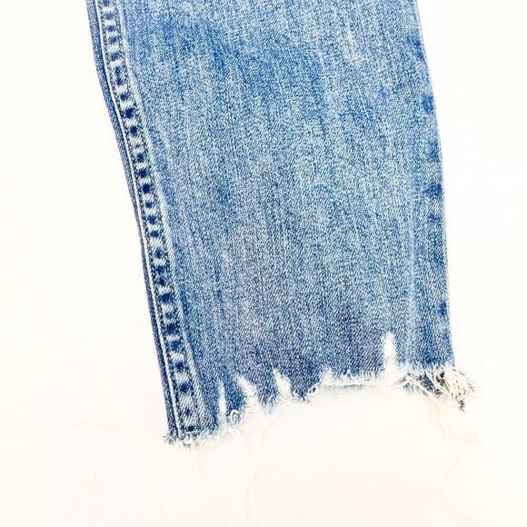 Rag & Bone Dre Low-Rise Slim Boyfriend Raw Hem Denim Jeans Size 26 - Picture 6 of 9